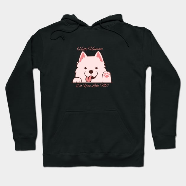 Cute dog Hoodie by Hafifit